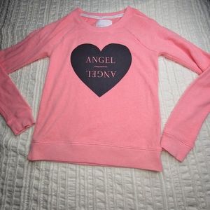 VICTORIAS SECRET ANGEL Heart  PULLOVER Sweatshirt XS